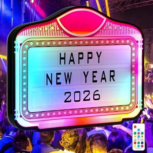 APEX POWER TECH club VIP LED bottle service sign 7 colors acrylic bottle girl sign with Interchangeable Letters Numbers (4 set Letters 2set Numbers) Suitable for bar parties concert