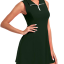 Women's Golf Tennis Dress Athletic Workout Dress with Shorts and Pockets M