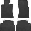 Car Floor Mats Custom Fit for Mini Cooper R55 2007-2015 Black Rubber Auto Liner Mats All Weather Protection Odorless