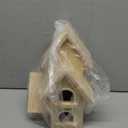 Lyfreen DIY Bird Houses for Outside Pine Wooden Bird House with Hanging Tools for Bluebird Hummingbird Wren Finch Birdhouse Bird Hut Box for Garden