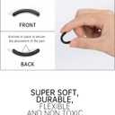 2 x Eyelash Curler Refills Compatible with shu uemura,Eyelash Curler Pads 24PCS,Silicone Lash Curler Refill Pads Compatible with shu uemura (Black)