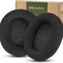 Geekria Comfort Mesh Fabric Replacement Ear Pads Compatible with Microsoft Xbox Wireless/Wired, Xbox Stereo/Stereo Headset 20th Anniversary Special Edition Headphones (Black)