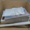 Sintuff Coastal Beach TV Trays Set of 4 with Stand Cape Craftsmen Mermaid Shore Birds Folding Wooden Decorative TV Tray Dinner Tables Farmhouse for Eating on Couch Snack Home Supplies