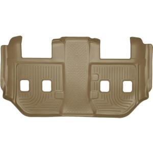 Husky Liners Weatherbeater Floor Mats | Fits 2015-2020 Cadillac Escalade ESV; Chevrolet Suburban; GMC Yukon XL w/2nd Row Bucket Seat | 3rd Row, 1-pc Tan - 19283