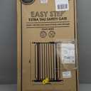 Regalo Safety 36" Extra Tall Baby Gate for Doorways & Bottom of Stairs, Pressure Mounted Walk Through Gate for Babies, Toddlers & Pets, Tested & Safe for 30 Years, American Designed, American Owned (White)