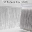 10 Yards of 8" White Fringe Trim Tassel Sewing Trim for Clothes Accessories Latin Wedding Dress DIY Lamp Shade Decoration