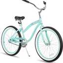 JOYSTAR 20" 24" 26" Beach Cruiser Bike for Girls, Boys, Mens and Womens, Single Speed Kids Cruiser Bikes with Coaster Brake, Multiple Colors