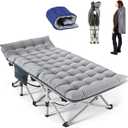 10-Leg Heavy Duty Camping Cot for Adults with Mattress
Travel, Tent & Indoor Use,500 lbs Capacity，camping cot with mattress，folding camping cot，heavy duty camping cot 500 lbs