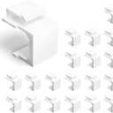 VCE UL Listed (20-Pack) Keystone Blanks for Keystone Wall Plate and Patch Panel, White