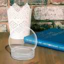 BESTOYARD 15 Pack Snow Globes with Screw Off, 2.75 X 2.36 Inch DIY Clear Plastic Water Jar Make Your Own Globe for HER Valentine Holiday Crafts Christmas Home Decoration