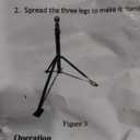 Gooseneck Tripod Stabilizer Jack for 5th Wheel Trailer Rv, (Allow Drill Adjust), 5000lb Load Capacity & Adjustable Height from 35" to 56"（Patented