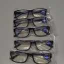 Gaoye Professional Reading Glasses for All Day - Computer Readers with Blue Light Protection - Value Pack +0.50