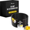 50 Amp RV Extension Cord, 50 Amp RV Cord, 50amp Power Cable, 4 Prong, 50 FT