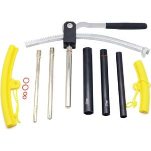 Dirt Bike Tire Changing Tool Kit for Motocross and Enduro, Compact Dirt Bike Tire Changer for 16" to 21" Wheels, 15/17/20/25mm Axles