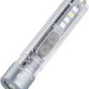 LUMINTOP Black CAT Mini EDC Flashlight 400 Lumens Rechargeable with UV Light Warm White Side Light Magnetic Tail for Camping Hiking
