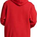 Russell Athletic mens Dri-power Fleece Hoodies, Moisture Wicking, Cotton Blend, Relaxed Fit, Sizes S-4x (Red, XXL)