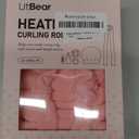 LitBear Heatless Curls Overnight, 2 Sizes of Soft Hair Rollers for Women with Bonnet to Sleep In, No Heat Hair Curlers Set with Scrunchies and Clips, for Long and Medium Hair (Pink)