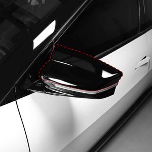 Side Rearview Mirror Cover, Compatible with Kia EV6 2022-2024 Accessories (Gloss black)
