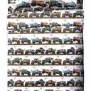 Jay Franco Kids Sheet Set with Fitted, Flat Sheets & Pillow Cover - Ultra-Soft Bedding with Pillowcase for Room Decor, Multi - Monster Jam, 4 Piece Full