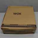 Carbon Steel Wok, 13-Inch, Pre-Seasoned, Non-Stick, with Lid and Spatula, Flat Bottom, Ideal for Stovetop Cooking