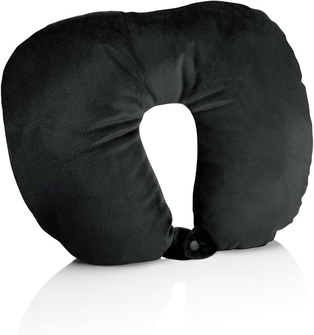 Travel Smart Microbead Neck Rest, Black