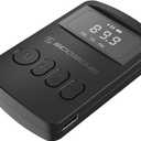 Scosche BTTRFM-SP1 Portable Bluetooth Transmitter/Receiver, FM Transmitter and Wireless Audio Receiver for TV, Headphones, Home/Car Stereo, Airplane Entertainment and more, up to 7 Hour Battery Life