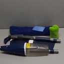 Microfiber Spray Mop for Floors Cleaning: Wet Dry Hardwood Floor Mops with 3 Washable Reusable Pads for Swiffer Powermop - Flat Mop with Sprayer for Tile Wood Laminate Vinyl Marble (Dark Blue)