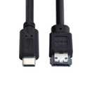 chenyang USB C to eSATA Cable for HDD/SSD/ODD 3.28FT/1.0M (One Way Transmission The USB Port Must be Connected to The Host)