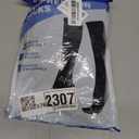 Plus Size Compression Socks: Viscose for Bamboo Wide Calf Compression Stockings for Men & Women - Extra Large 15-20 mmHg Knee High Socks Support 3 Pairs Black 3XLarge