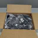 100ft 2-Pack Outdoor G40 LED Globe String Lights Dimmable Waterproof Shatterproof Light Strings with 52 Bulbs Connectable Commercial Hanging Lights for Christmas Patio House Backyard Balcony Party (Black)