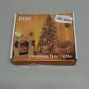 btfarm Christmas Tree Lights with Remote, 6.6FT 400 LED USB Plug in Fairy Xmas Light for 5-7FT Tree,Timer Waterproof Dimmable 8 Modes Cascading Twinkle String Light for Indoor Outdoor Decor,Warm White