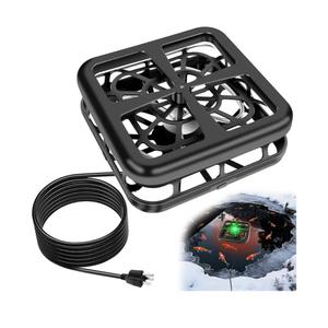 NamcheBarwa 1500 Watts Floating Outdoor Pond Heater,Pond Heaters for Outdoor Ponds with Fish,Thermostatic Control Horse Water Heater with LED Indicator,Large Stock Tank DeIcer for Outdoor Winter