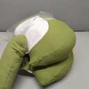 Thick Baby Play Mat for Floor,71 x 59 Playpen Mat,Large Tummy Time Foam Mats,Soft Support & Plush Feel Nursery Kids Rug,Easy Care with Non-Slip Cushioned for Infant,Kids and Toddler Crawling, Light Green And White 