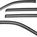 Husky Liners Select Outside Mount Rain Guards | Fits 2018-2026 Jeep Wrangler (JL) & 2020-2026 Jeep Gladiator | Front & Rear Ventvisors, 4 pcs. | 2824183
