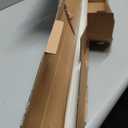 Ivilon Drapery Window Curtain Rod - Knob Design, 1 Inch Rod, 48 to 86 Inch. Ivory/White