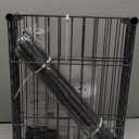 3 Tier Grey Storage Racks and Shelving - Heavy Steel Material Pantry Shelves - Adjustable Storage Shelf Metal Storage Rack Wire, Suitable for Warehouses, Closets, Kitchens