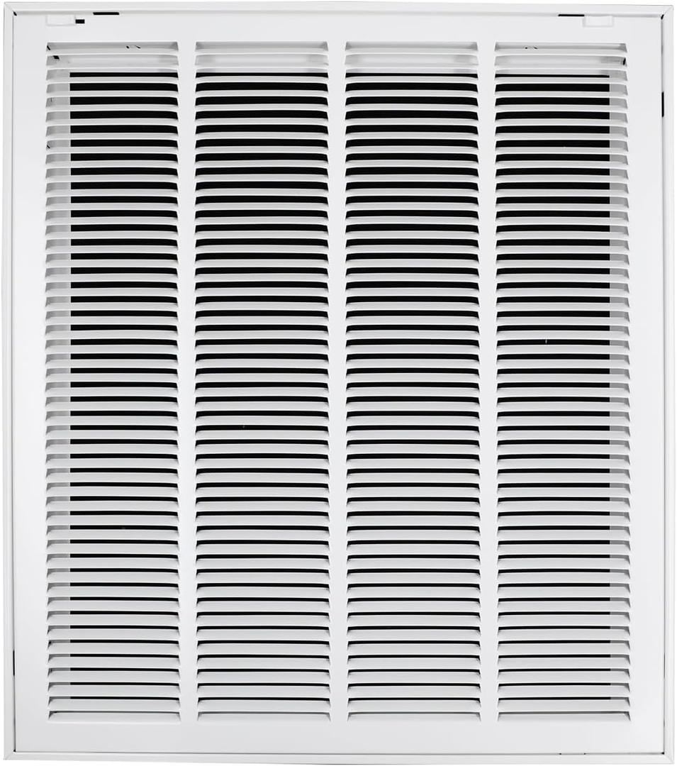 Howeall 20"W x 24"H [Duct Opening Size] Steel Return Air Filter Grille - Removable Face/Door for 1 inch Filters -HVAC Vent Cover Grill - White [Outer Dimensions: 22 5/8"W X 26 5/8"H]