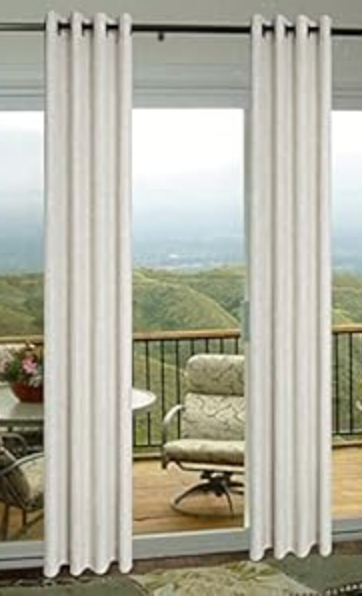  Curtains 108x52 Inches Long for High Ceiling to Floor Living Room 2 Panels Set Semi Blackout Grommet Eyelet Light Filtering Sheer Modern Farmhouse Drape for Bedroom Picture Window 