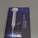 Rechargeable Electric Flosser – 4-Speed Dental Flosser with 60 Heads & Tongue Cleaner – contactless Charging Base for Adults & Kids – Dentist-Approved Gum Care & Water Flosser Alternative