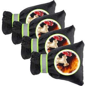 Insoma Pro Outdoor Faucet Covers for Winter Freeze Protection, 4 Pack 7.1" W x 8.7" H Winter Faucet Insulation Cover Socks, Hose Bib Covers for Winter