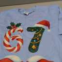 67 Christmas 6 7 Meme Pajamas Holiday Gen Alpha Slang T-Shirt, Size M, Baby Blue