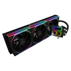 Thermalright Frozen Infinity 360 Black Liquid CPU Cooler,Triple PWM Fans with 2000RPM,Desktop CPU Aio Cooler,for AM4/AM5&Intel LGA1150/1151/1200/2011/1700/1851,Infinity Mirror PC CPU Water Cooler