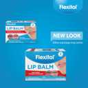 Flexitol Lip Balm, 0.35 Ounce Tube, Cream White, 3 Count (Pack of 1)