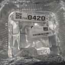 50 PCS Air Fryer Liners Disposable Aluminum Foil Liners 8" x 8" Square Airfryer Liners Non-stick Air Fryer Paper Oven Basket Food Grade Aluminum Foil Pans for Baking, Frying, Grilling, Roasting