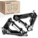 A-Premium 2 x Front Upper Control Arm, with Ball Joint & Bushing, Compatible with Dodge Durango 2000-2003, Dakota 2000-2004, 4WD Only