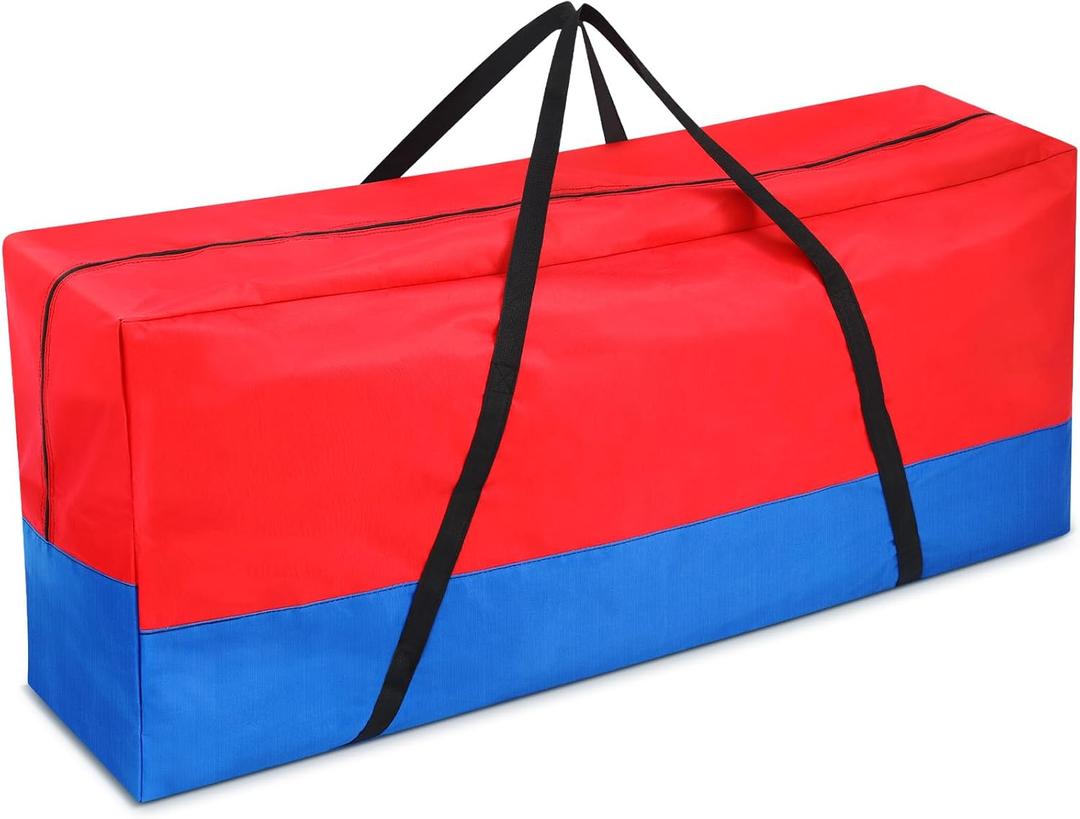 Sadnyy Giant 4 in a Row Game Carry and Storage Bag with Handle and Durable Zipper 47x12x20 Inch Large Carrying Bag for Jumbo 4 in a Row for Kids Outdoor Party Yard Lawn Games, Game Set Not Included