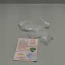 Pack of 12 Gel Toe Separator, (1/4" Thick) Big Toe Spacers, Single Loop Toe Spreader for Bunions, Overlapping Toe, Corrector and Spacer (Clear)