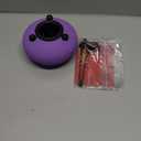 Steel Tongue Drum  6 Inch 8 Notes Rain Drum  Outdoor Percussion Instrument with Mallets, Music Book & Soft Carry Pouch  Easy to Play Beginner Handpan & Perfect Music Gift (Purple)