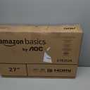 Amazon Basics 27 in IPS Monitor, Full HD 1080P, 75 Hz, Adjustable Stand, HDMI, Display Port, VGA Input, Built-in Speakers, VESA Compatible, Black