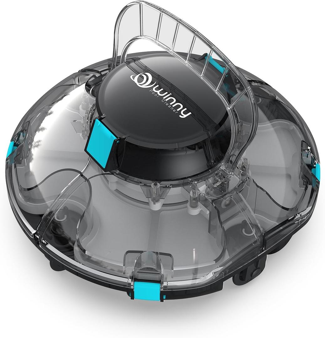 (2025 Upgrade) Cordless Robotic Pool Cleaner, Lasts 80 Min, Automatic Vacuum for Above-Ground Pools up to 645 Sq.ft,Portable, Self-Parking,Light Black (2025 Upgrade) Cordless Robotic Pool Cleaner, Lasts 80 Min, Automatic Vacuum for Above-Ground Pools up to 645 Sq.ft,Portable, Self-Parking,Light Black